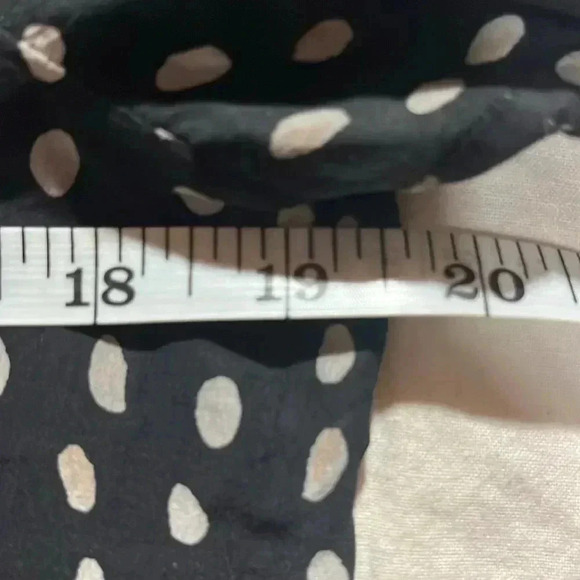 [S]Madewell Silk Poet Shirt Blouse In Paintdot (05196)  V Neck Button Down - Picture 10 of 12